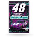 Alex Bowman No. 48 Metal 11X17 Sign
