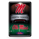 Mississippi University 11X17 Large Embossed Metal Wall Sign