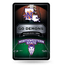 Northwestern State 11X17 Large Embossed Metal Wall Sign