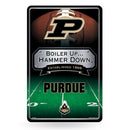 Purdue Boilermakers Large Metal Sign (11 X 17)