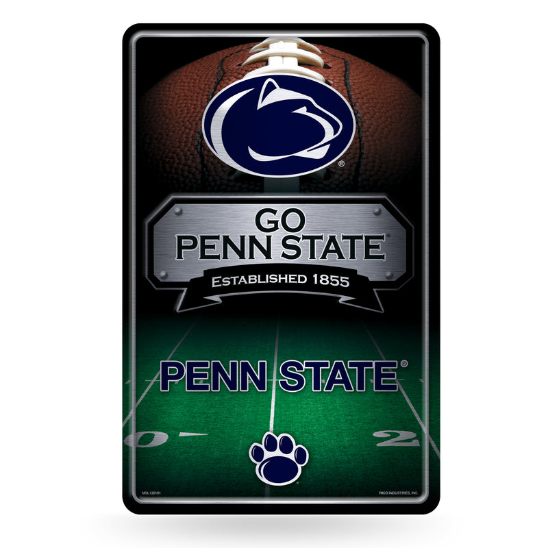 Penn State 11x17 Large Embossed Metal Wall Sign