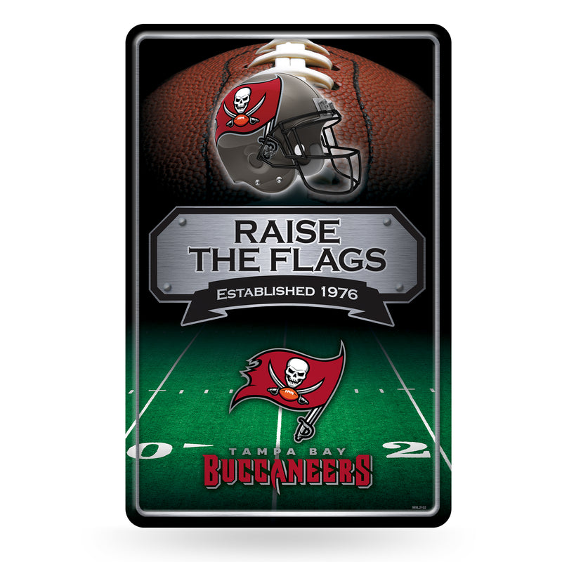 Tampa Bay Buccaneers Large Metal Sign (11 X 17)