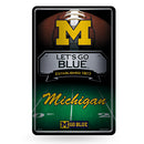 Michigan University 11X17 Large Embossed Metal Wall Sign