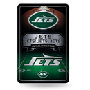 New York Jets Large Embossed Metal Sign (11" X 17")