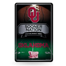 Oklahoma Sooners Large Embossed Metal Sign