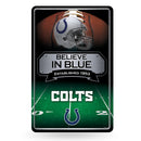 Indianapolis Colts Large Metal Sign (11 X 17)