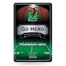 Marshall Thundering Herd Large Metal Sign (11 X 17)