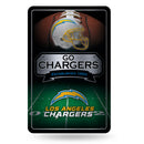 LA Chargers Large Metal Wall Sign (11X17")