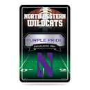 Northwestern 11X17 Large Embossed Metal Wall Sign