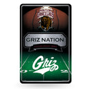 Montana University Large Embossed Metal Wall Sign (11X17")