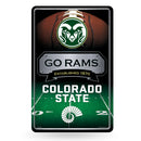 Colorado State Large Embossed Metal Wall Sign (11X17")