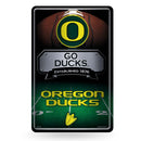 Oregon University 11X17 Large Embossed Metal Wall Sign