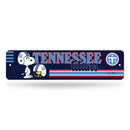 Tennessee Titans Peanuts Game Day 4x15 Inch Metal Street Sign