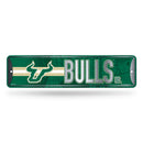 South Florida Bulls - USF Metal Street Sign (4x15")