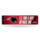 Clark Atlanta University Panthers Team Slogan Metal Street Sign