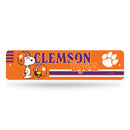 Clemson Tigers Peanuts Game Day 4x15 Inch Metal Street Sign