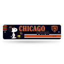 Chicago Bears Peanuts Game Day 4x15 Inch Metal Street Sign