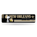 New Orleans Saints Peanuts Game Day 4x15 Inch Metal Street Sign