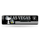 Las Vegas Raiders Peanuts Game Day 4x15 Inch Metal Street Sign