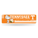 Tennessee Volunteers Peanuts Game Day 4x15 Inch Metal Street Sign