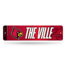 Louisville Cardinals Team Slogan Metal Street Sign