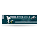 Philadelphia Eagles Peanuts Game Day 4x15 Inch Metal Street Sign