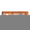 NCAA Texas Longhorns Metal Street Sign 4" x 15" Home Décor - Bedroom - Office - Man Cave By Rico Industries