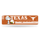 Texas Longhorns Peanuts Game Day 4x15 Inch Metal Street Sign