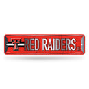 Texas Tech Red Raiders Metal Street Sign (4x15")