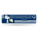 Indianapolis Colts Peanuts Game Day 4x15 Inch Metal Street Sign