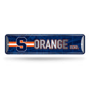 Syracuse University Metal Street Sign (4" x 15")