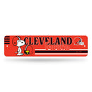 Cleveland Browns Peanuts Game Day 4x15 Inch Metal Street Sign