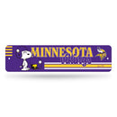 Minnesota Vikings Peanuts Game Day 4x15 Inch Metal Street Sign