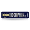 Naval Academy Midshipmen Metal Street Sign (4x15")