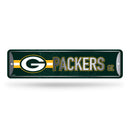 NFL Green Bay Packers Metal Street Sign 4" x 15" Home Décor - Bedroom - Office - Man Cave By Rico Industries