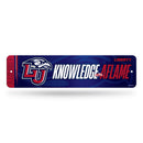 Liberty Flames Team Slogan Metal Street Sign