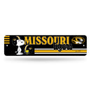 Missouri Tigers Peanuts Game Day 4x15 Inch Metal Street Sign