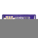 NCAA Washington Huskies Metal Street Sign 4" x 15" Home Décor - Bedroom - Office - Man Cave By Rico Industries