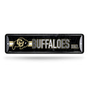 NCAA Colorado Buffaloes Metal Street Sign 4" x 15" Home Décor - Bedroom - Office - Man Cave By Rico Industries