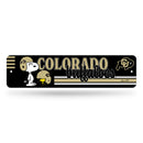 Colorado Buffaloes Peanuts Game Day 4x15 Inch Metal Street Sign