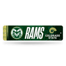Colorado State Rams Team Slogan Metal Street Sign