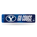 BYU Cougars Team Slogan Metal Street Sign
