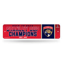 Florida Panthers 2025 Stanley Cup Champions Metal Street Sign (4" x 15")