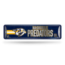 NHL Nashville Predators Metal Street Sign 4" x 15" Home Décor - Bedroom - Office - Man Cave By Rico Industries