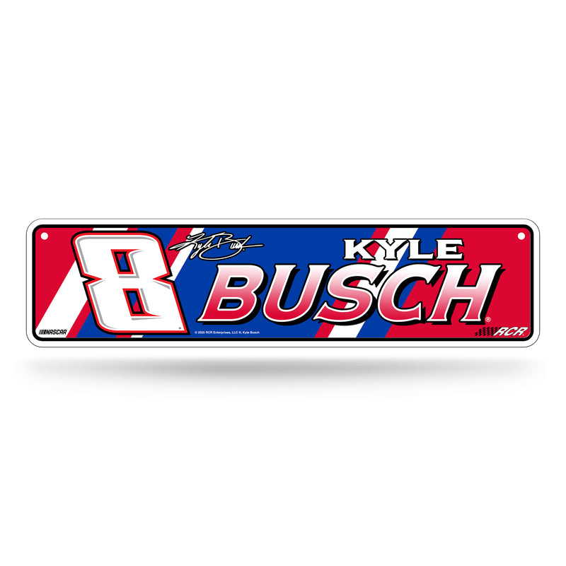 Kyle Busch Metal Street Sign (4"X15")