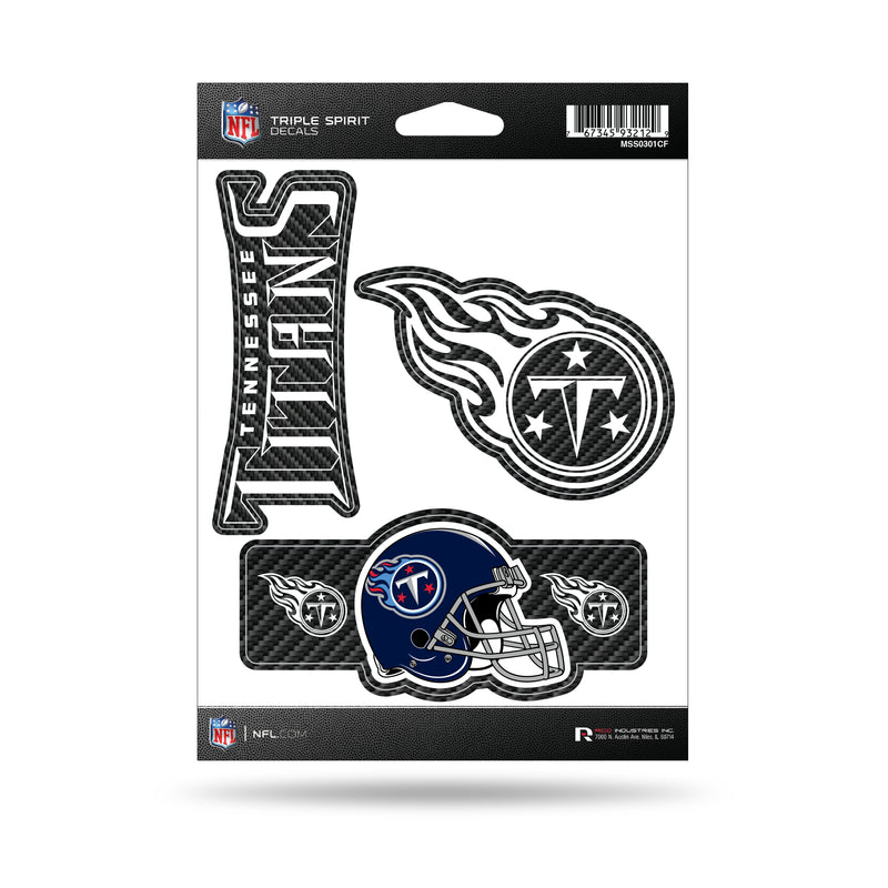 Titans - Carbon Fiber Design - Triple Spirit Stickers