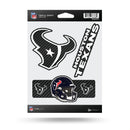 Houston Texans Carbon Fiber Design Triple Spirit Stickers