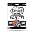 Florida University - Carbon Fiber Design - Triple Spirit Stickers