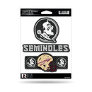 Florida State - Carbon Fiber Design - Triple Spirit Stickers