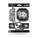 South Carolina University - Carbon Fiber Design - Triple Spirit Stickers